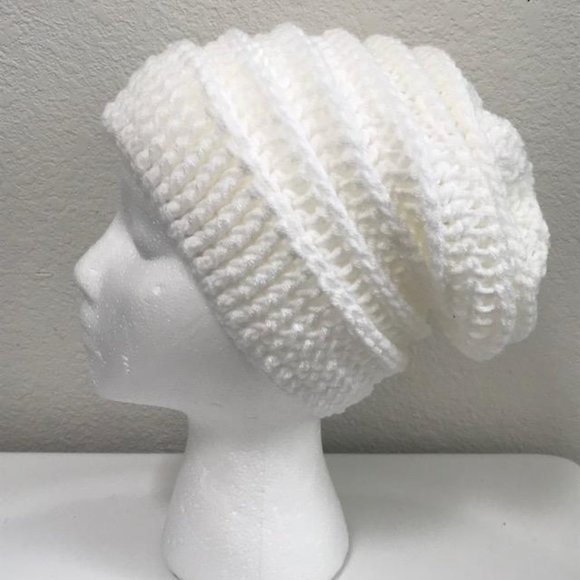 Handmade Accessories - Handmade Crochet Slouch Beanie Winter Hat Unisex Tam Oversize Raegae New